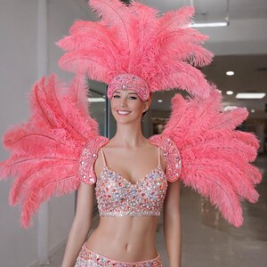 Carnival FEATHERS Carnival Crown Made in USA image 18