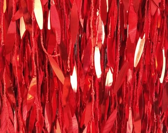 New Sequin Fringes Laser Cut  Fashion designer new by the Yard