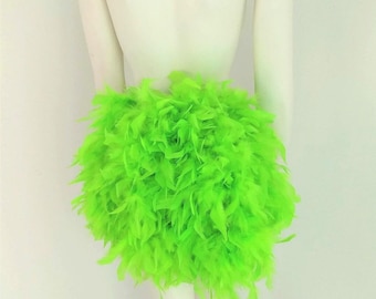 Feather Bustle Tail Tutu Tail Fan tail  Feather Bustle All colors feather belt COSTUME SHOWGIRL BURLESQUE fashion show Dance competition