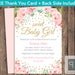 INSTANT DOWNLOAD Roses Baby Shower Invitation Editable Pink | Etsy
