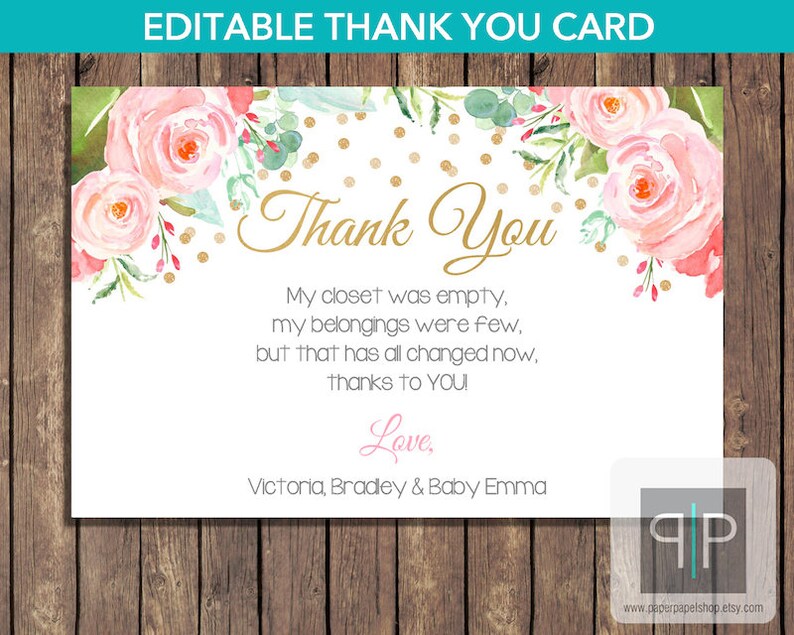 instant-download-roses-baby-shower-thank-you-card-printable-etsy