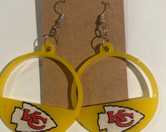 Round Yellow KC Chiefs