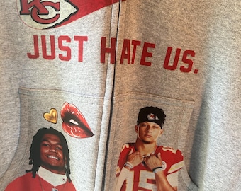 KC Chiefs Gray Hoodie