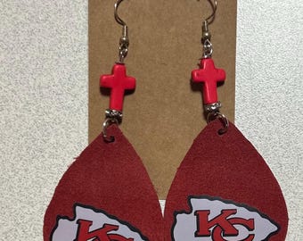 KC Red Earrings