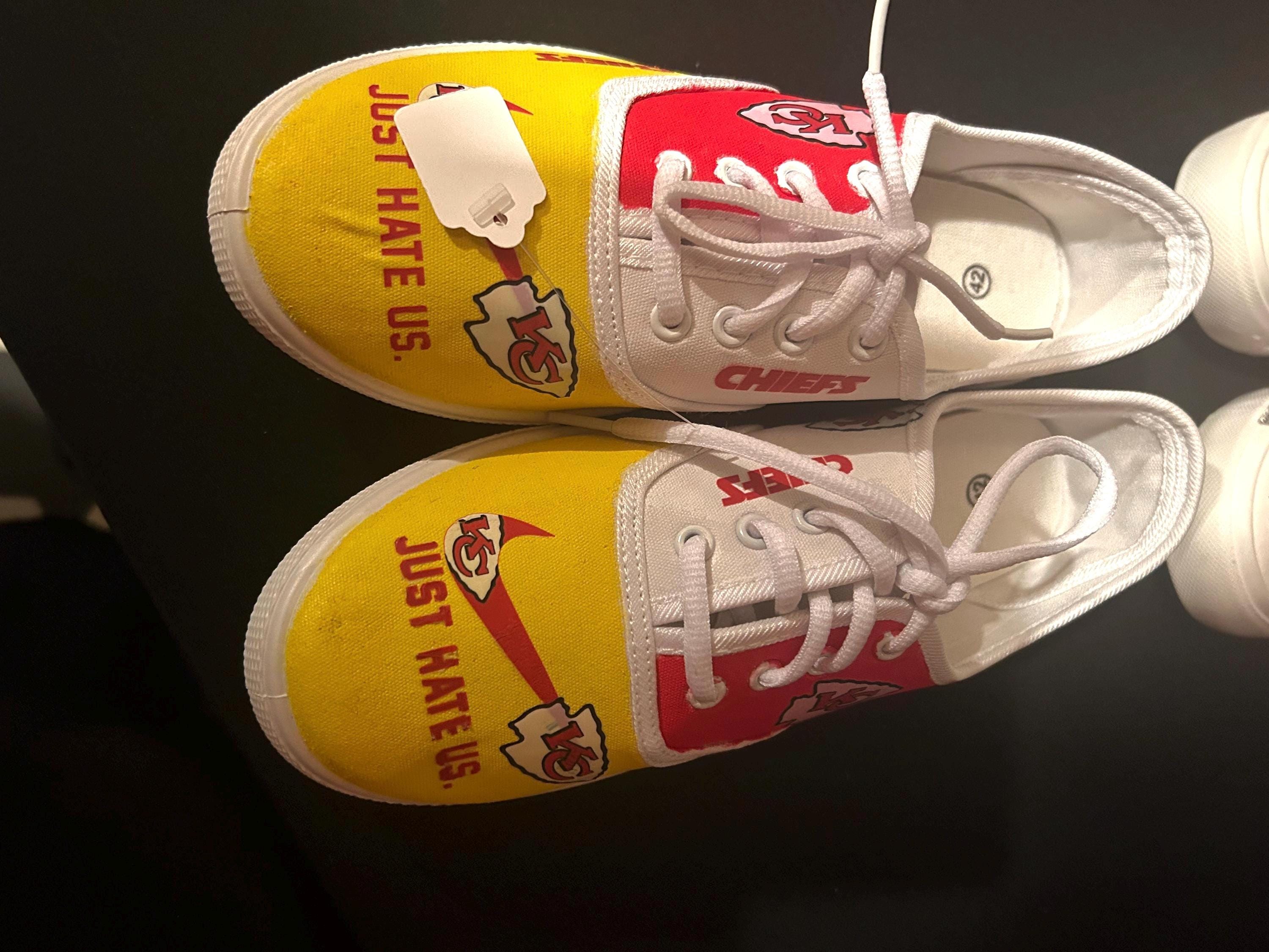 Vintage Men\'s Game Day NFL KC Chiefs Tennis Shoe\'s Chiefs Converse - Etsy main image 3