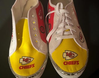 Kansas City Chiefs Tennis Shoes Yellow & Red