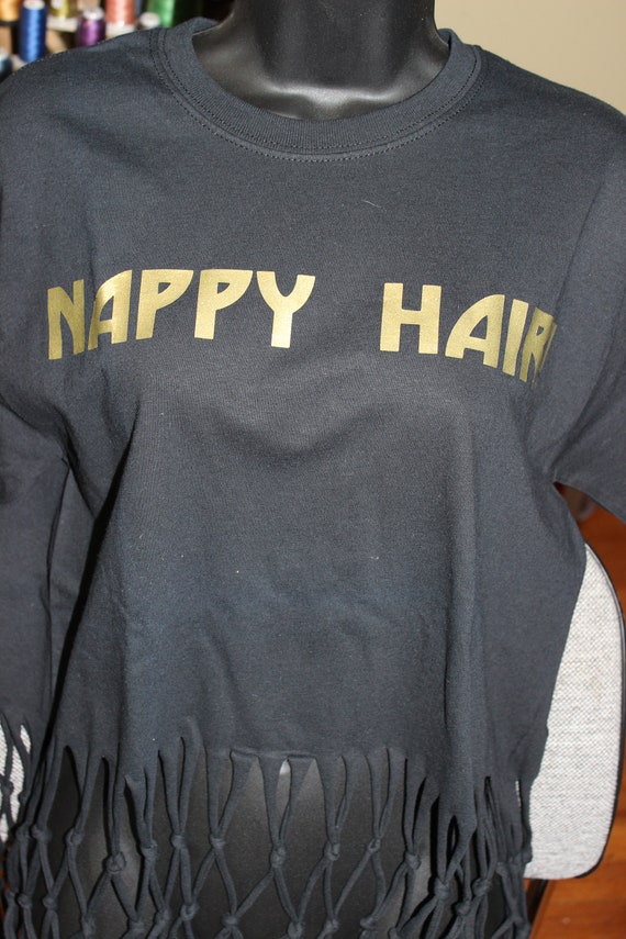 Nappy Hair T Shirt Etsy