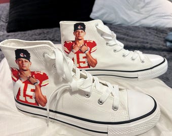 White MAHOMES Tennis Shoes