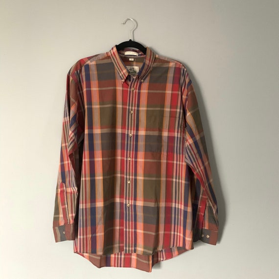 Vintage Van Heusen Plaid Button Down