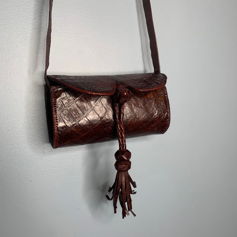 Small Brown Crossbody Handmade Leather Purse