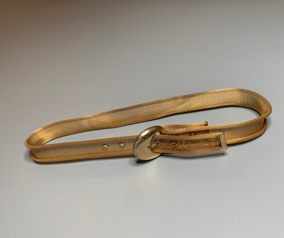 Vintage Gold Mesh Belt