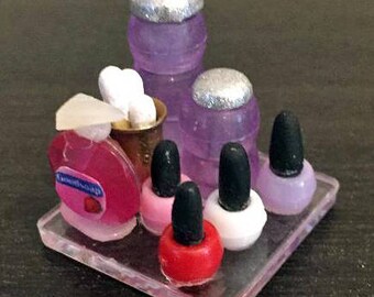 Purple Miniature Vanity