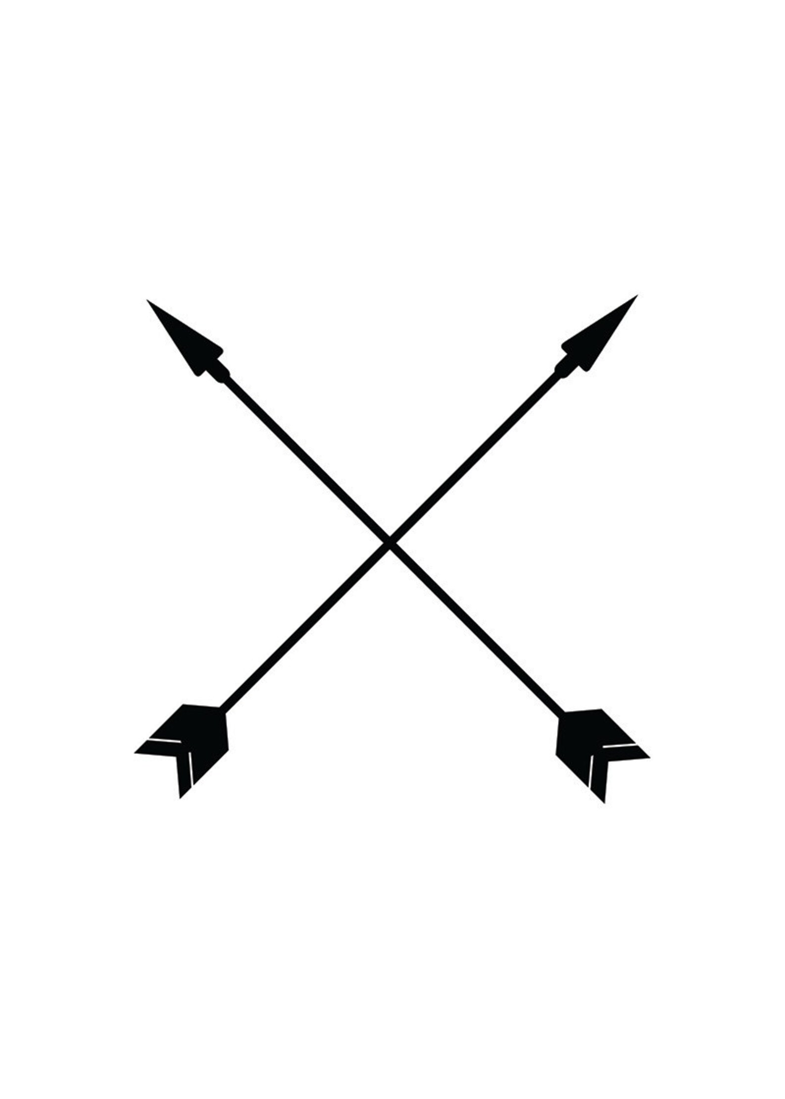 Arrow Arrows Print Black and White Print Printable Art 5 X - Etsy