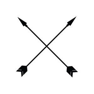 Arrow Arrows Print Black and White Print Printable Art 5 X | Etsy