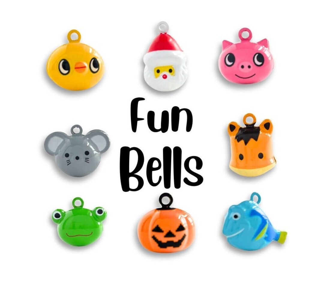 Fun Bell Fun Bell, Cat Bell, Dog Bell, Jingle Bell, Pet Charm With Split Ring ...