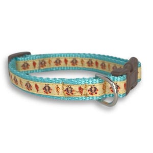 Turkey Dog Collar, Small Adjustable Size, Thanksgiving, Puppy Collar, Fall Dog Collar, Cute Dog Lover Gift