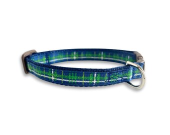 Preppy kariertes Halsband, Breakaway Katzenhalsband, Mini Teacup Hundehalsband, leichtes kleines Haustierhalsband, niedliches Katzenhalsband, süßes Hundehalsband