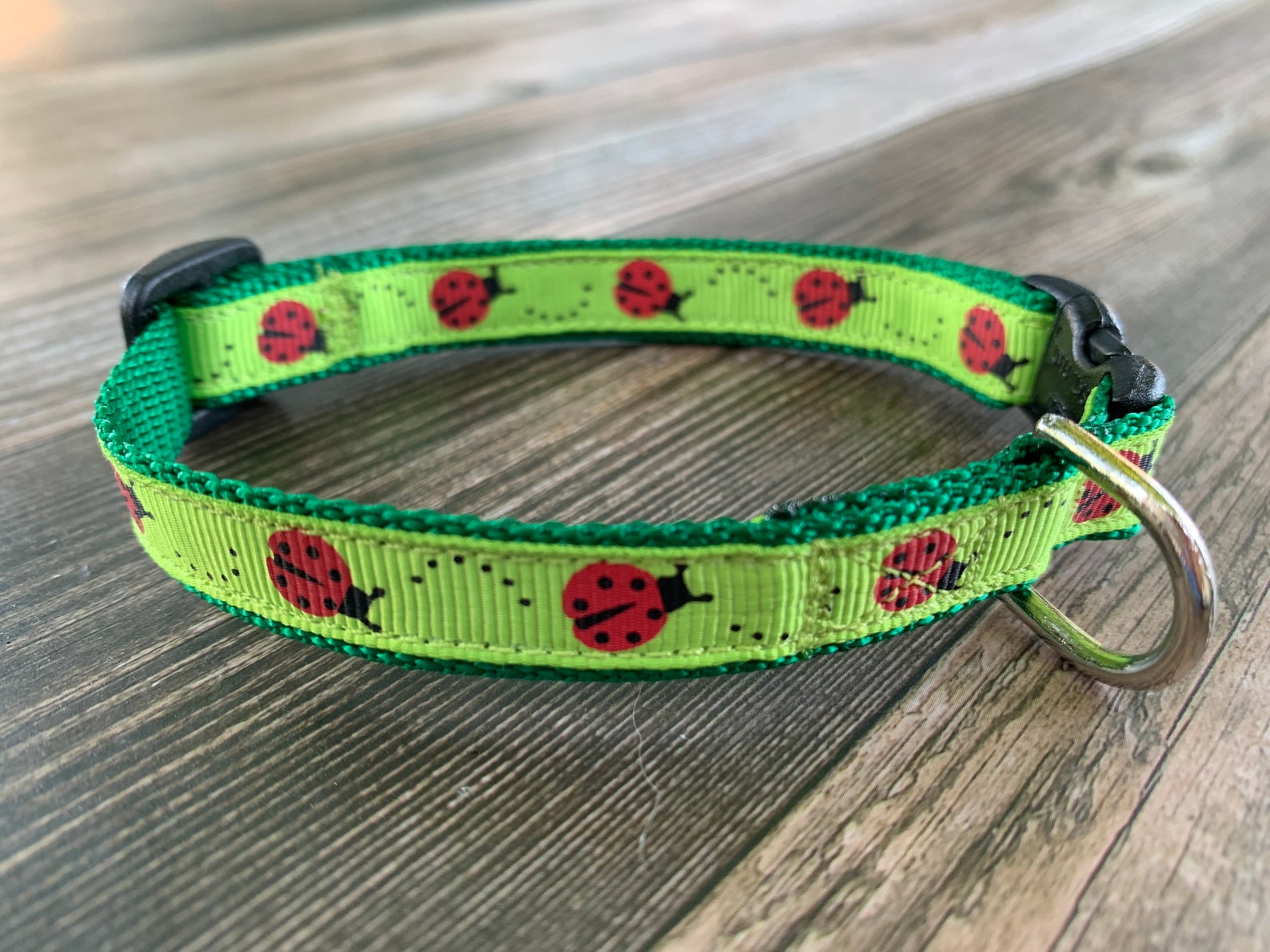 Ladybug Collar Breakaway Cat Collar Mini Teacup Dog Collar Etsy