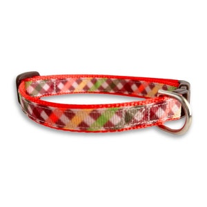 Höstrutigt halsband, Breakout katthalsband, Mini Teacup hundhalsband, Lätt litet husdjurshalsband, Sött katthalsband, Sött hundhalsband