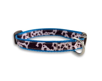 Collier pour chien imprimé vache, Collier pour chat échappé, Collier pour chien mini tasse de thé, Cowgirl, Cowboy, Petit collier léger pour animal de compagnie, Collier pour chat mignon
