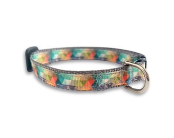Caleidoscoophalsband, afgescheiden kattenhalsband, mini theekopje halsband, lichtgewicht kleine halsband voor huisdieren, schattige kattenhalsband, schattige halsband