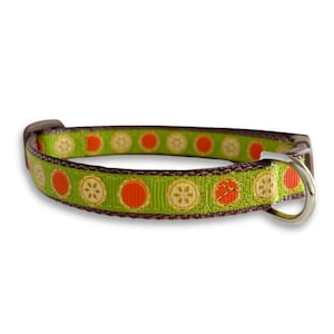 Pumpkin Pie Collar, Breakaway Cat Collar, Mini Teacup Dog Collar, Thanksgiving Lightweight Tiny Pet Collar, Cute Cat Collar, Cute Dog Collar