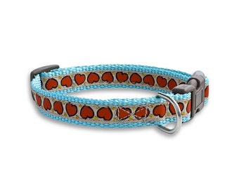 Collare per cani a forma di cuore rosso, taglia piccola regolabile, San Valentino, amore, collare per cuccioli, grazioso regalo per gli amanti dei cani