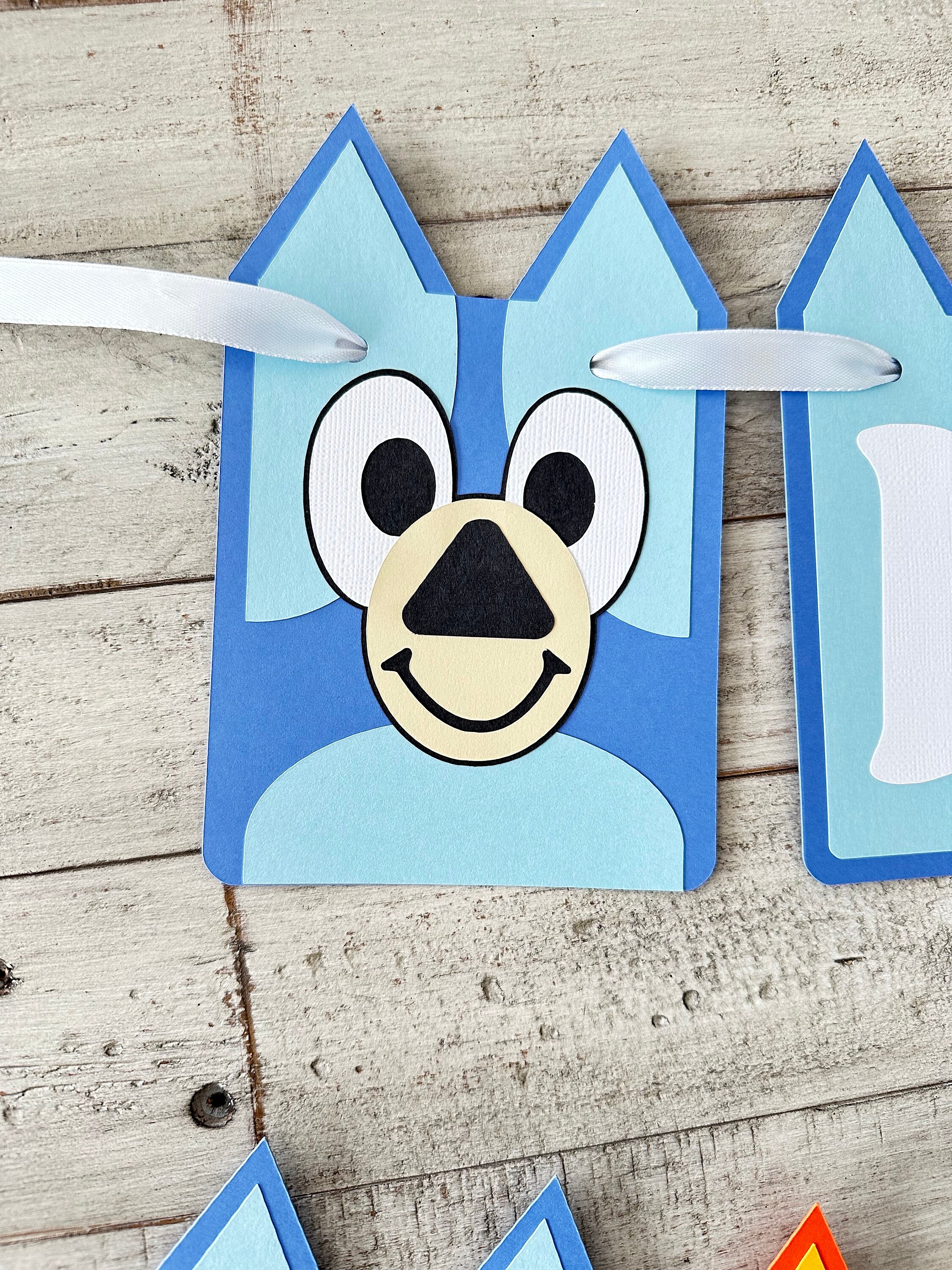 Bluey birthday banner