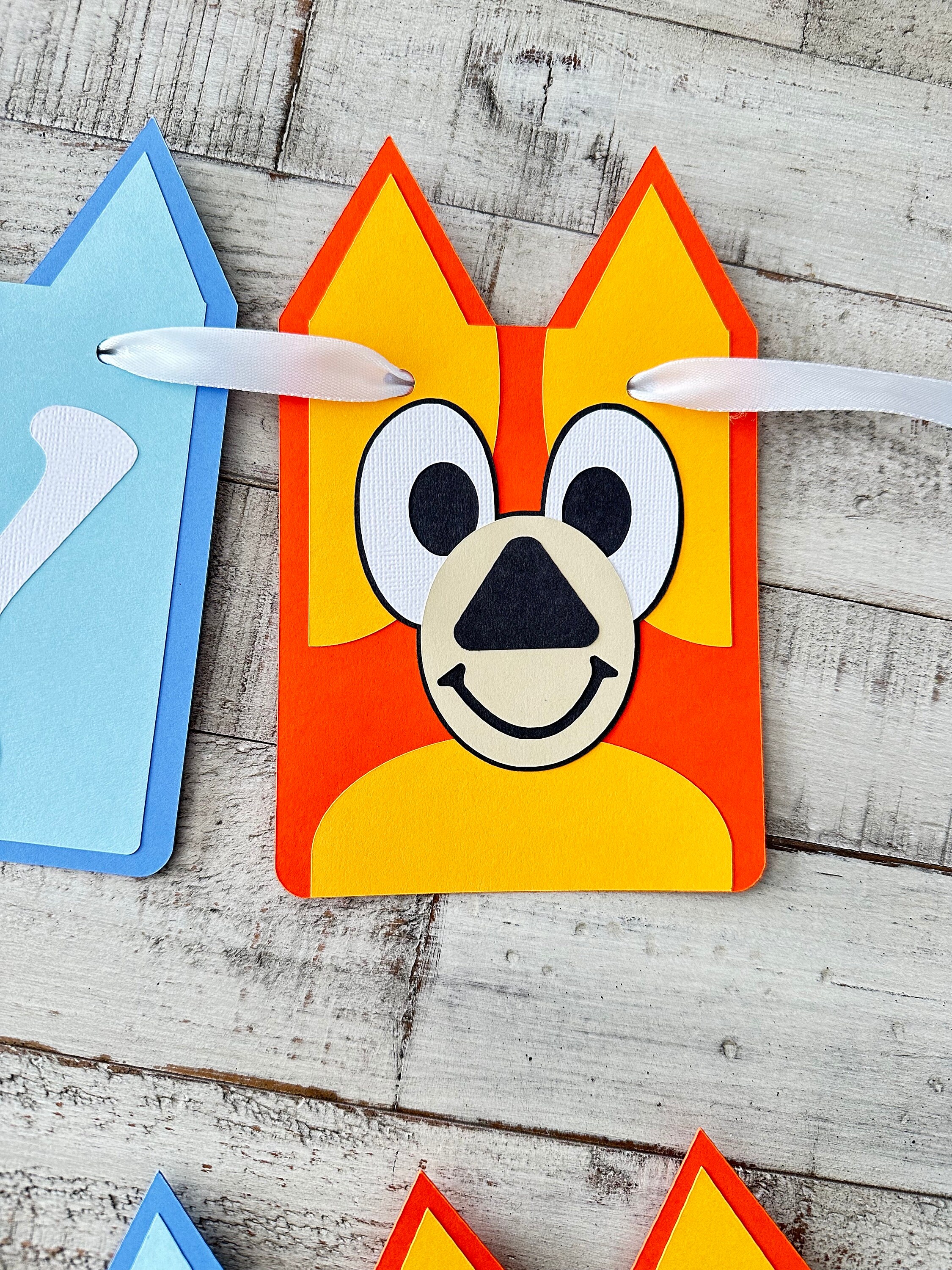 Bluey birthday banner