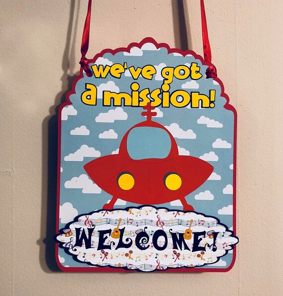 Little Einsteins Door Sign Little Einsteins Party Sign Etsy