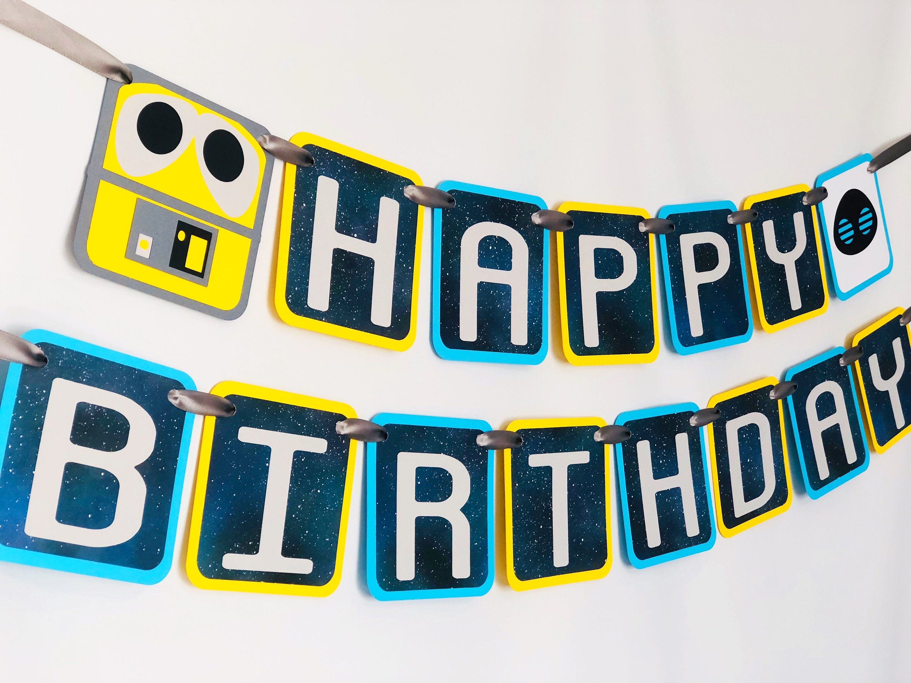 Walle Party Decorations Walle Birthday Party Happy Etsy