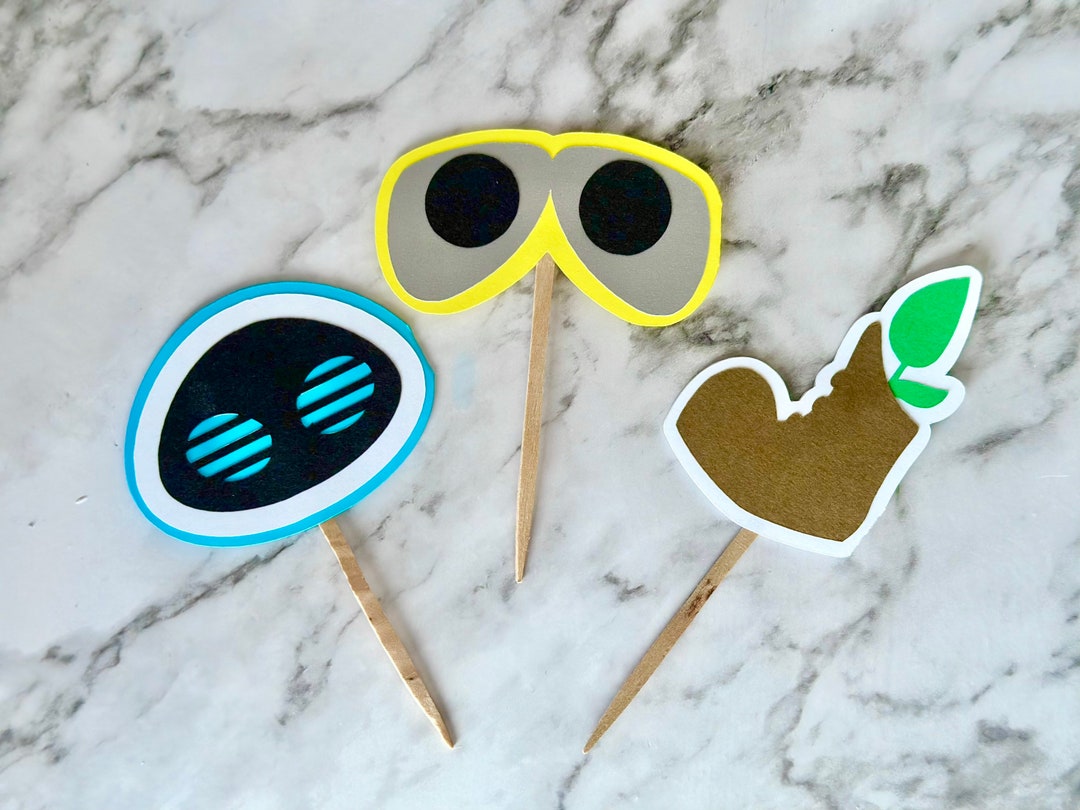 Walle Cupcake Toppers/walle Birthday Party/walle Party Decor/walle