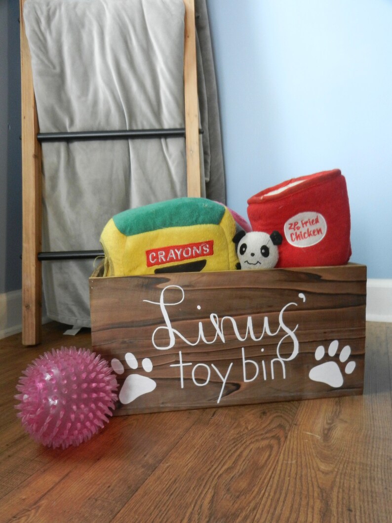 custom dog toy box