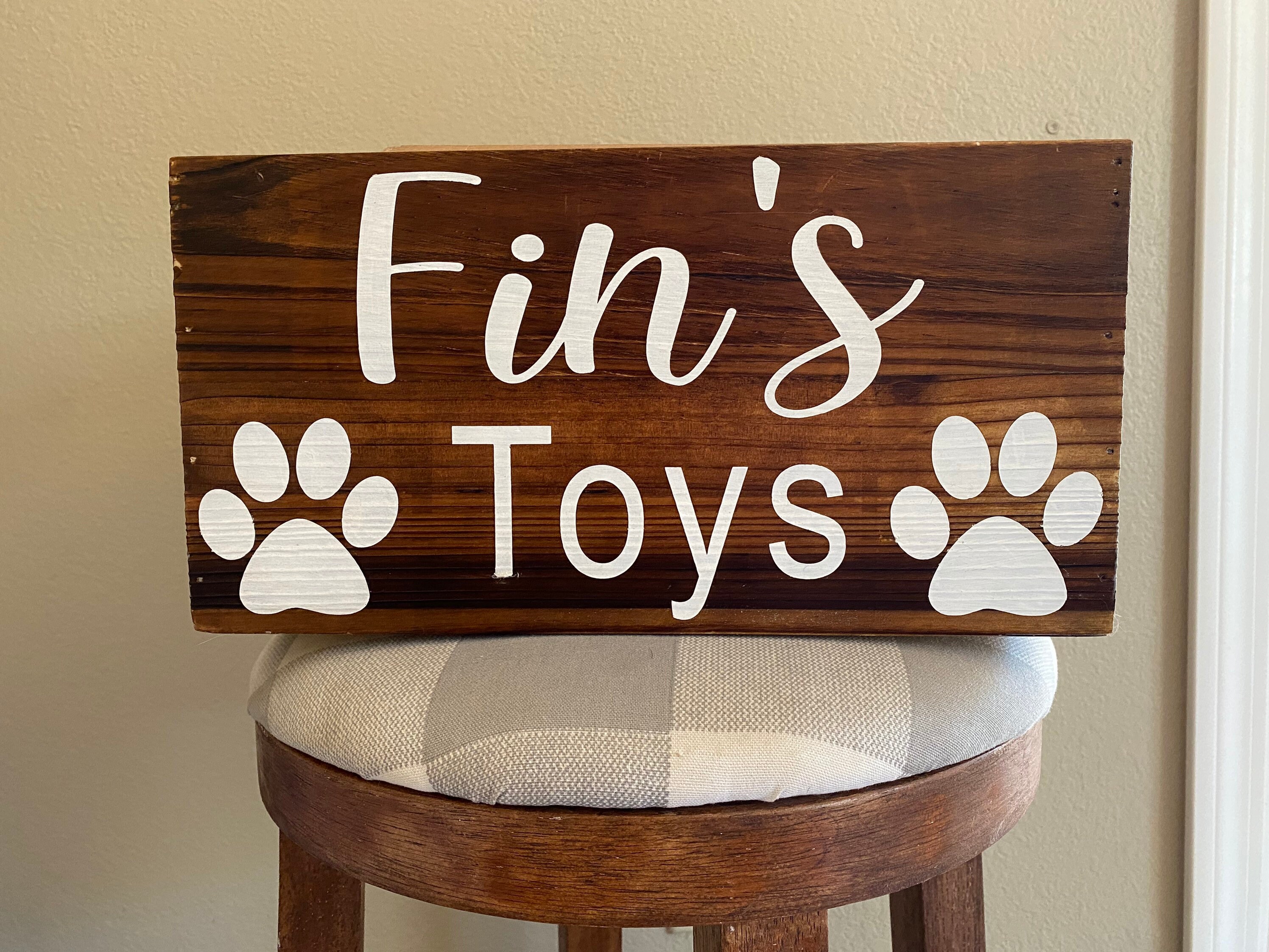 custom dog toy box