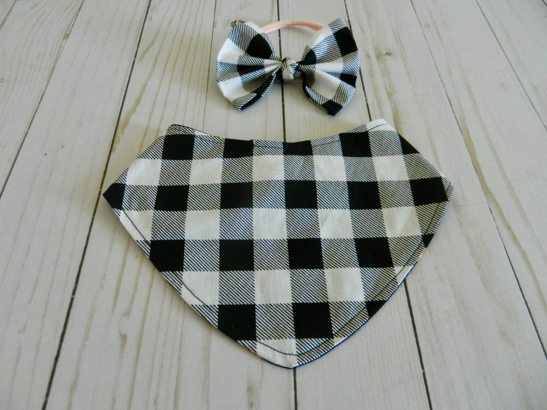 Dog Bandana and Baby Bow Matching Set Baby Hair Bow Dog Etsy