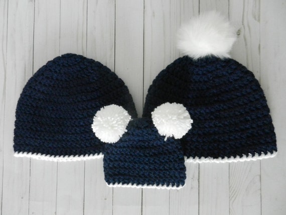 Set of two crochet hats Two-Button Baby Visor Hat Crochet Pattern 092 - Alena main image 4
