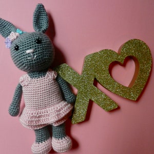 Crochet Bunny, Crochet Rabbit, Bunny Amigurumi, Custom Crochet Stuffed Animal, Custom Crochet Bunny Doll, Bunny Easter Gift