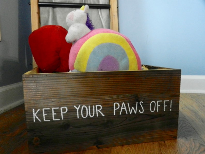 custom dog toy box