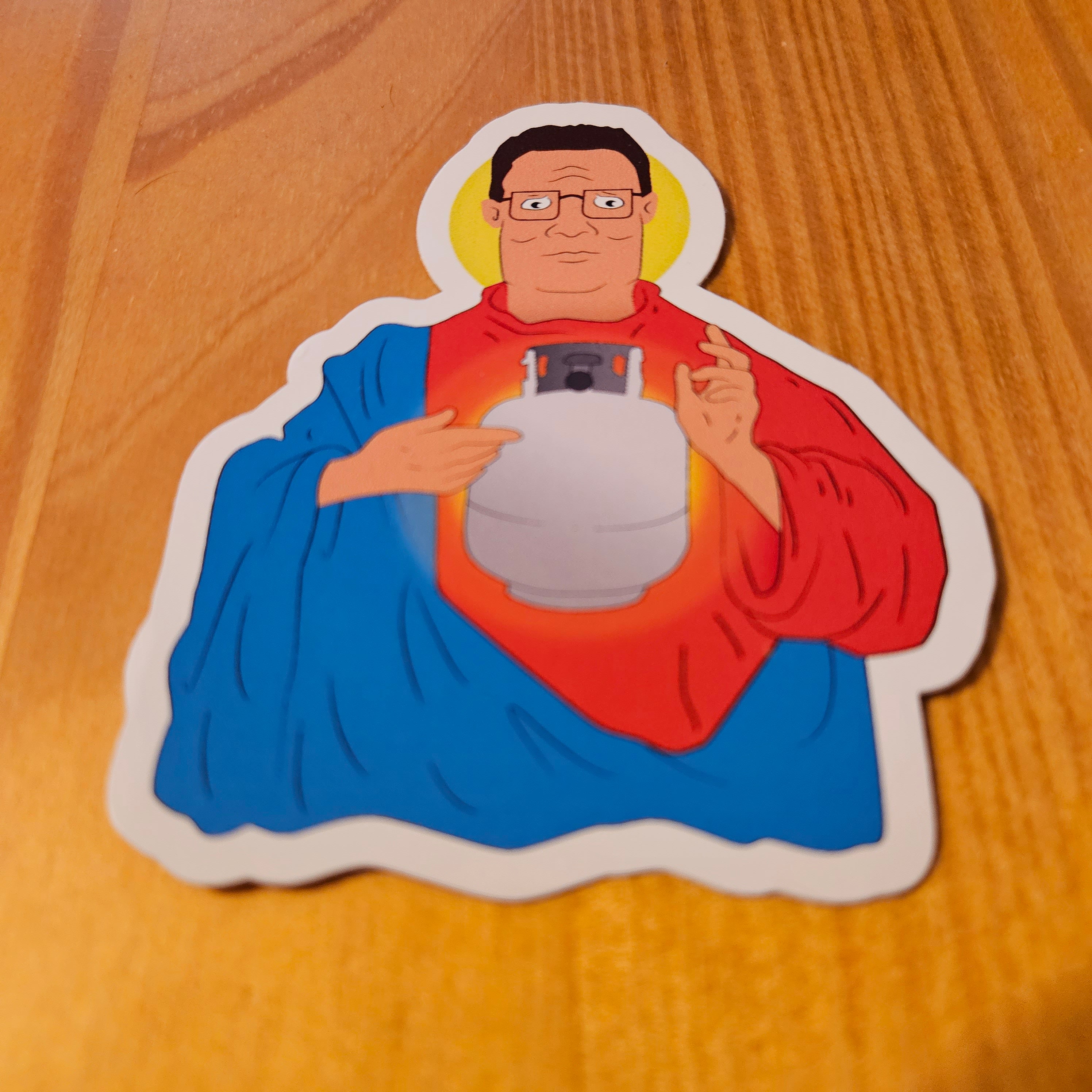Saint Hank Hill Propane King of the Hill Religious Sticker - Etsy