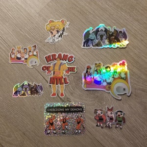 MYSTERY Sticker Pack (4 Stickers) Variety 90s Themed