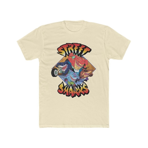 Street Sharks anni '90 Vintage TV Cartoon design su una maglietta