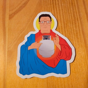 Adesivo religioso Saint Hank Hill Propane King of the Hill