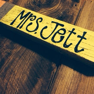 Pencil Name Plate, Teacher Appreciation Gift, Gift for Teacher, Homeschool Gift, Home Schooing, Personalized Gift, Personalized Teacher Gift