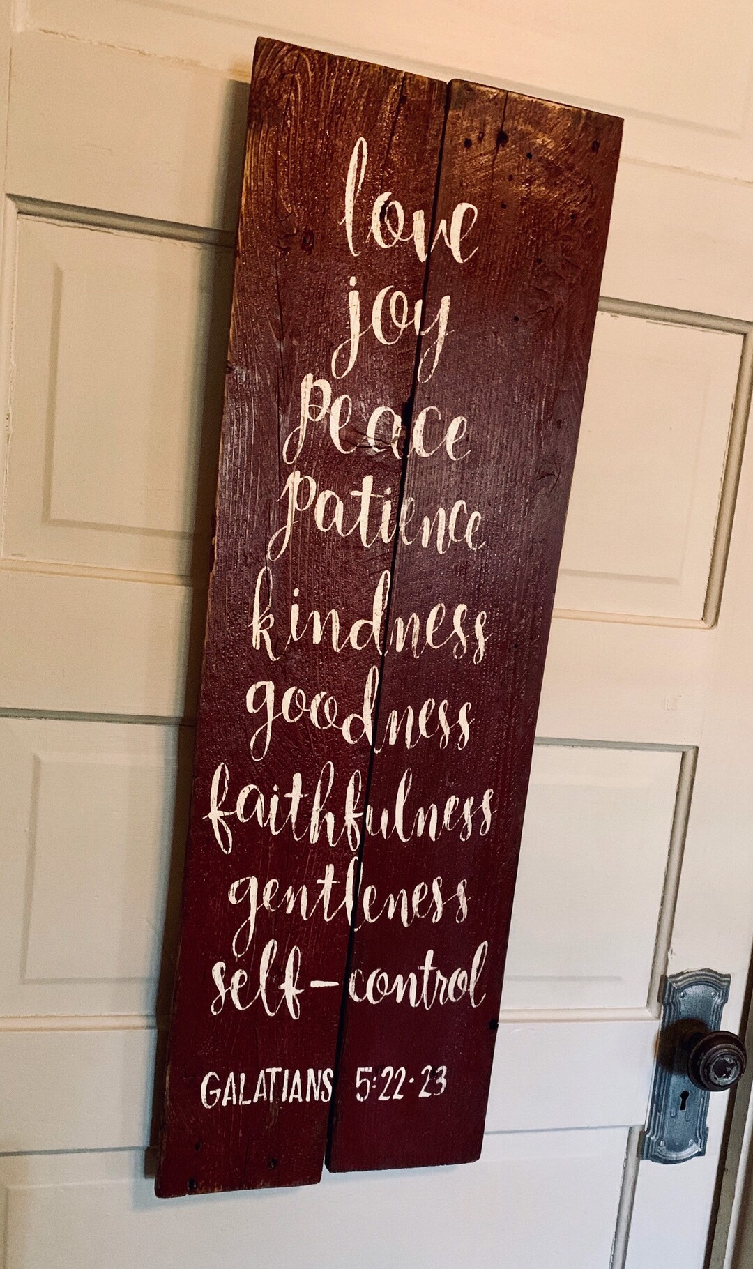Fruits of the Spirit Sign, Scripture Sign, Fruit of the Spirit Sign ...