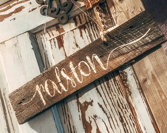 Porch Sign, Gift for Friend, Rustic Wooden Sign, Front Door Sign, Patio Sign, Entry Way Decor, Housewarming Gift, Last Name Sign,Personalize