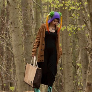 Customized hat design Felt hat Festival style clothing Custom cosplay design Hippie festival clothes Costume party hat Creative gift ideas image 9