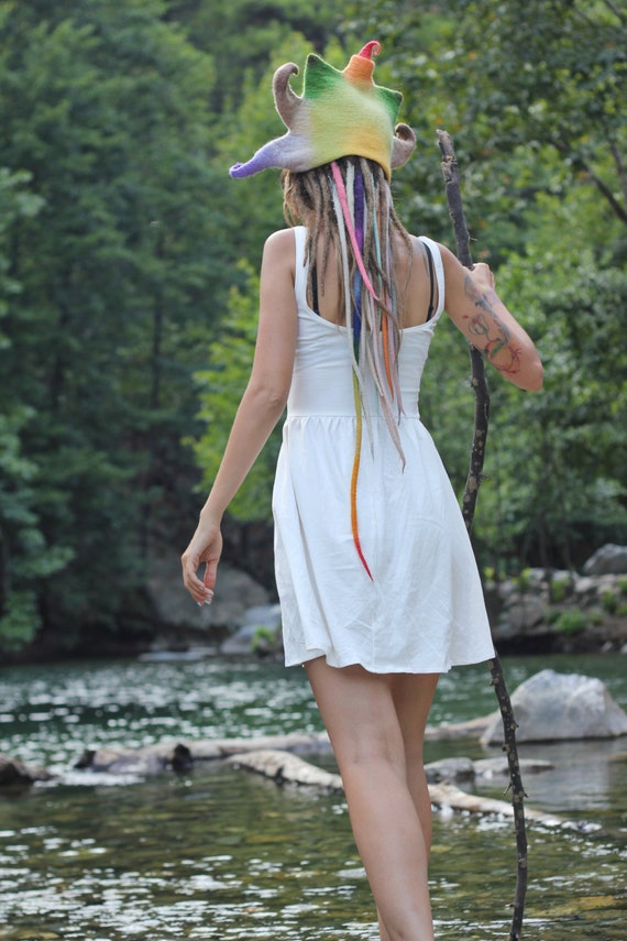 Fairy Queen Felt Hat Woodland Fairy 