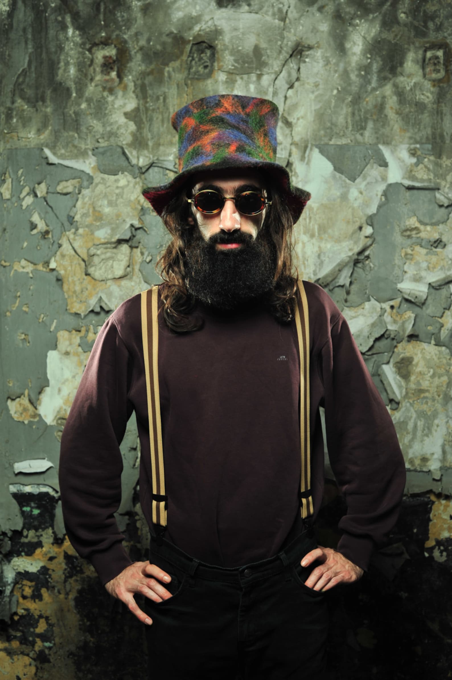 Felt Magic Hat Steampunk Hat Men Party Hat Alice Party Hat Etsy