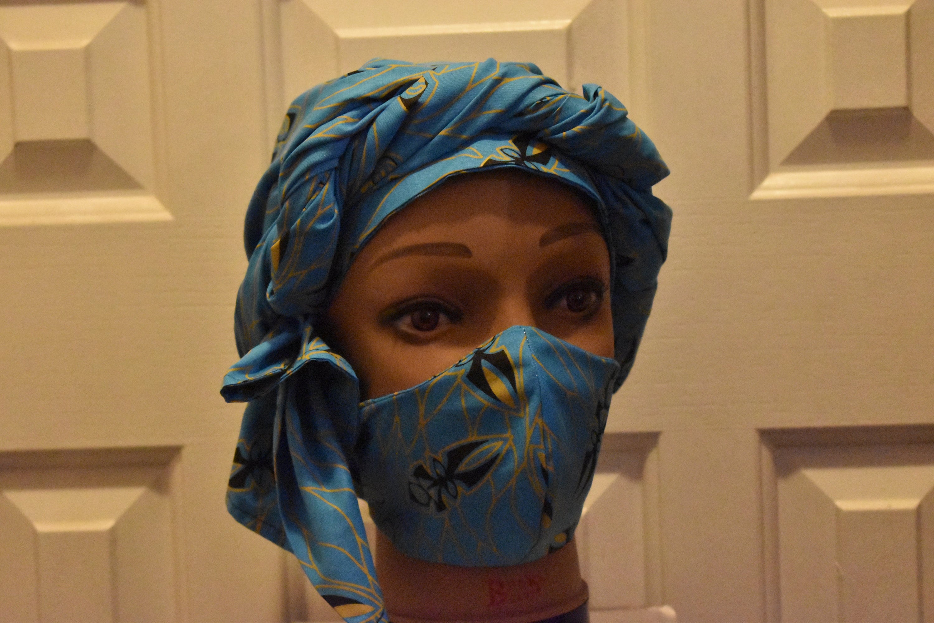 Head Wrap and Face Mask Sets Etsy UK