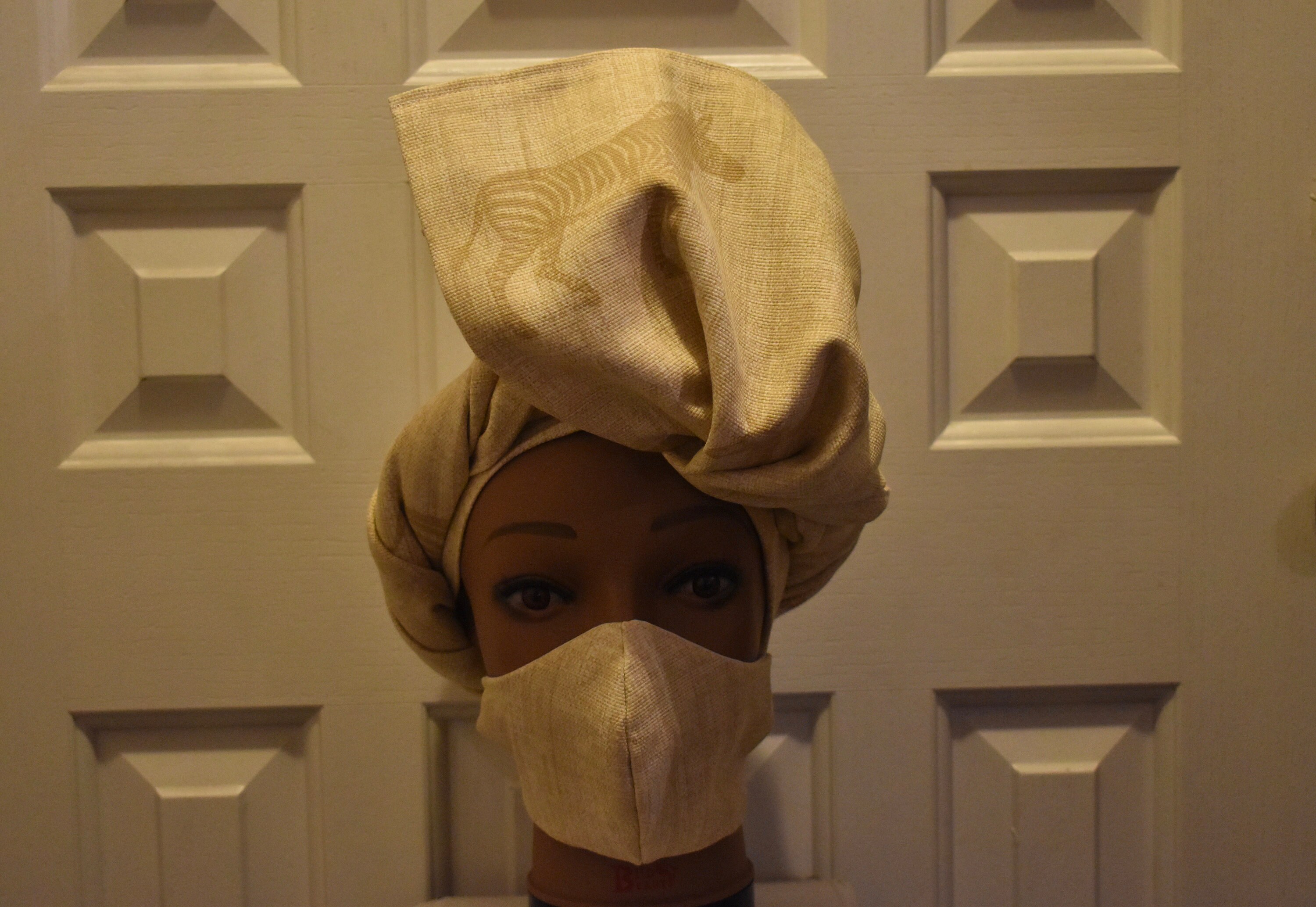 Head Wrap and Face Mask Sets Etsy UK